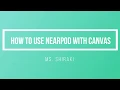 How to Create a Nearpod Assignment on Canvas