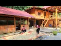 Download Lagu The girl returned to the farm after helping her sister finish building the wooden house