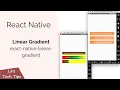 React Native Linear Gradient using react-native-linear-gradient