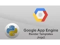 Python Google App Engine - Render Template JINJA2