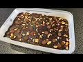 Easy no oven brownies recipe No over brownies recipe Chewy no oven brownies