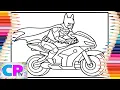 Batman Rides a Coloring Pages coloringpagestv Disfigure - Blank NCS Release