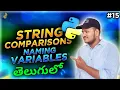 Python String Comparisons and Variable Naming in Telugu Srk Codes