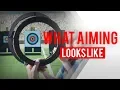 What you see when you re aiming a compound bow