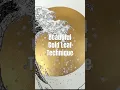 Download Lagu Beautiful gold leaf technique #art #gold #waves