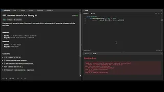 Reverse Words in a String III Python LeetCode 557 Leetcode Daily Challenge Snecodes