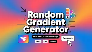 Create a Random Gradient Generator with HTML CSS JavaScript Beginner to Pro