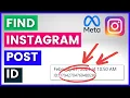 How To Find Instagram Post ID in 2025 Using The Meta Business Suite