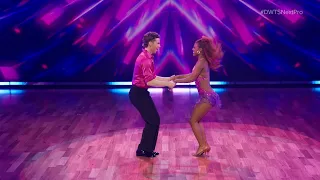 Week #8: Selena Hamilton and Adam Rippon's Jive | DWTS: The Next Pro