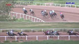 Wyoming Downs Live Horse Racing July 25 2026