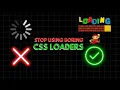 13 Next-Level CSS Loaders You Must See Smooth Animations for Modern Web Design