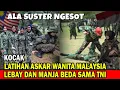 Download Lagu BEDA,LATIHAH ASKAR WANITA MALAYSIA DAN TENTARA WANITA INDONESIA,ASKAR MALAYSIA LEBAY DAN MANJA
