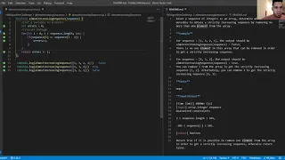 100 Algorithm Challenge almostIncreasingSequence