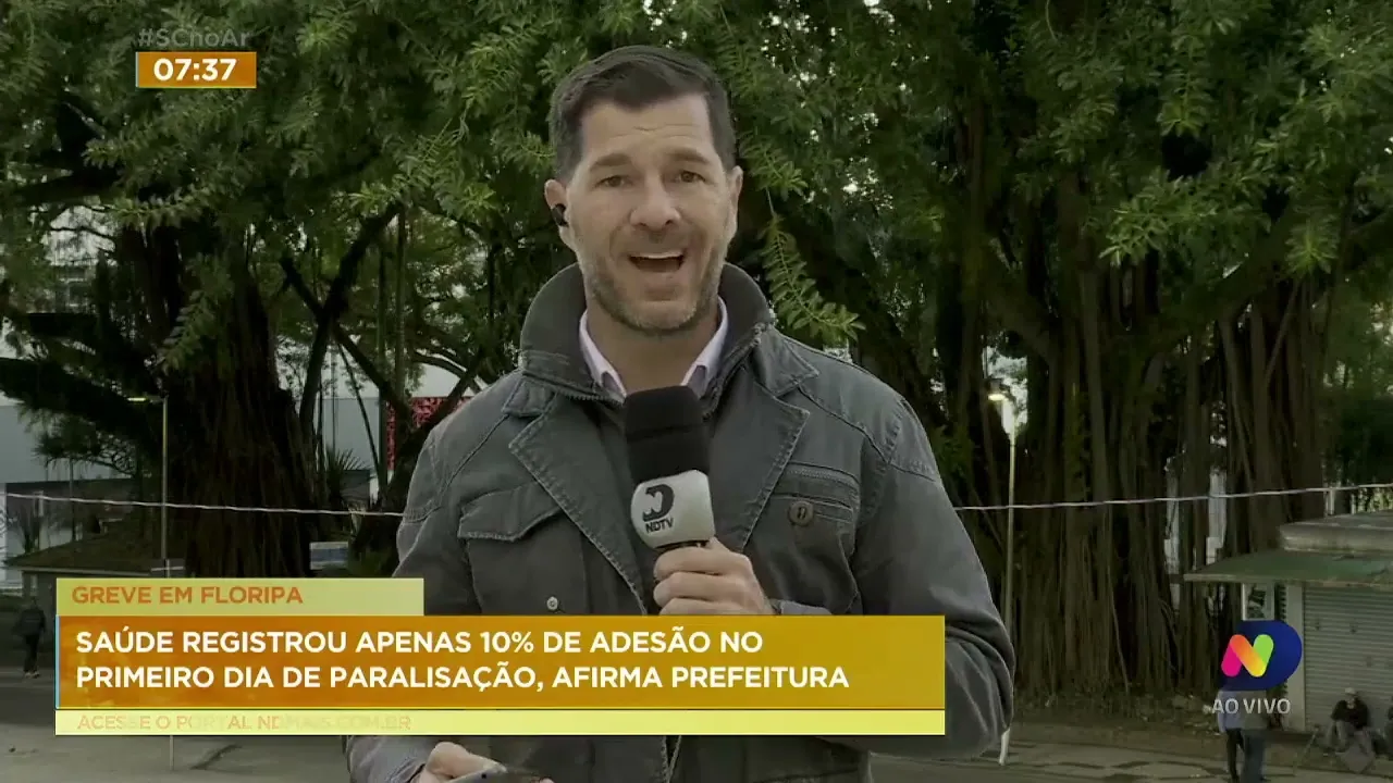 Prefeitura de Florianópolis registra baixa adesão dos servidores à greve