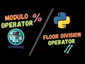 Modulo Floor Division Operators in Python - Explained in Detail English Free Coding Python