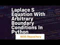 laplace s equation with arbitrary boundary conditions in python