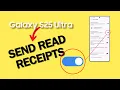 How to Enable or Disable Read Receipts Samsung Galaxy S25 Ultra