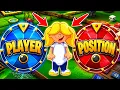 Wheel Decides the Player and Position for my Backyard Baseball Team