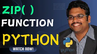 ZIP FUNCTION IN PYTHON PROGRAMMING ZIP FUNCTION PYTHON PROGRAMMING