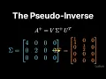Linear Algebra 31 4 The Pseudo-Inverse via the SVD