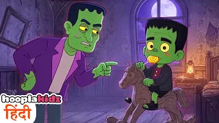 Johny Johny Yes Zombie | Spooky Song for Kids | Halloween Hindi Rhymes | Hooplakidz Hindi
