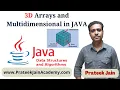Lecture 11 - 3D and Multidimensional arrays DSA in JAVA in Hindi by Prateek Jain