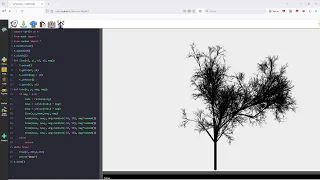 Python Turtle - fractal tree