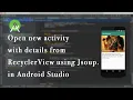 Parse data from sites to RecyclerView using Jsoup Android Studio - Part 2