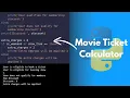 FreeCodeCamp Movie Ticket Calculator Project Learning Python Day 13