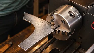 I Made a Viking Axe on a Metal Lathe!