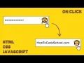 Password Hide and Show with Toggle Emoji Button using HTML CSS and JavaScript HowToCodeSchool com