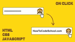 Password Hide and Show with Toggle Emoji Button using HTML CSS and JavaScript HowToCodeSchool com