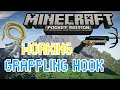 MCPE COMMANDS How to make a working GRAPPLING HOOK
