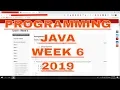 Programming in java week 6 100 correct 2019