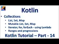 Kotlin Collection List Set Map Mutable List Range Kotlin Tutorial - Part