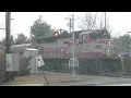 Views of the Fitchburg Line Commuter Rail MBTA 1126