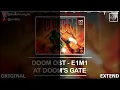 Lagu DOOM OST - E1M1 - AT DOOM'S GATE (@StateOfMercury ver), But it's extended by an AI