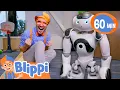 Download Lagu Blippi Plays and Learns With A Robot! | Educational Video for Kids