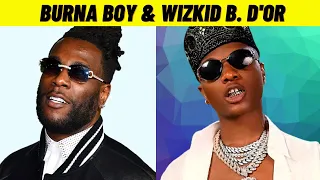 burna boy and wizkid lyrical war on ballon dor music video 