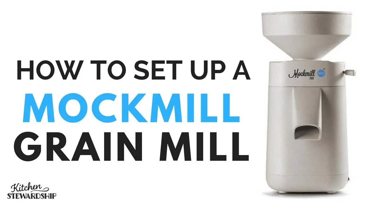 Mockmill Grain Mill Demo, Troubleshooting, and First Time Set Up - So Much Better than a Nutrimill!