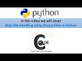 Binary Files in Python