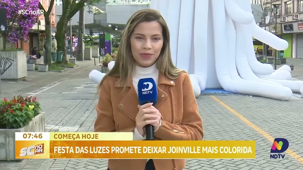 Festa das Luzes começa nesta sexta-feira em Joinville; saiba como estará o tempo durante o festival