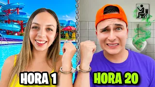24 HORAS ESPOSADOS CON CATA!!
