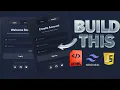 3D Glass UI That TILTS with Mouse Movement - JS Tutorial
