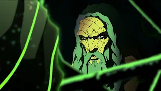 Gaia visiting Kronos Blood of Zeus Netflix