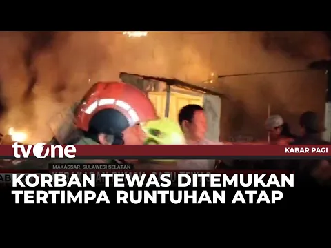 Kebakaran Rumah di Makassar Tewaskan Satu Orang