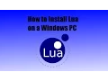 how to download and intall lua in windows