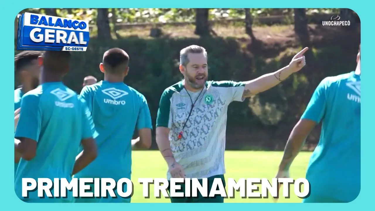 Argel Fuchs comanda o primeiro treinamento na Chapecoense