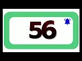 56 Seconds Countdown Timer With Sound Effect COLOR 4K 1080