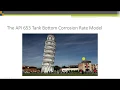API 653 Corrosion Rate (Module 1 of 3)